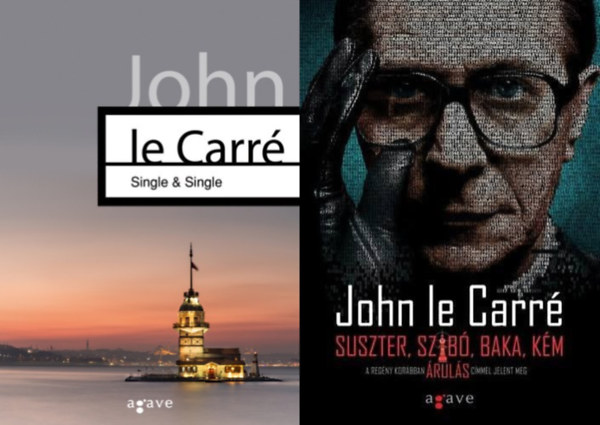 2 db John le Carr� k�mt�rt�net:   Suszter, szab�, baka, k�m + Single & Single