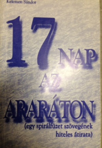 17 nap az ararton