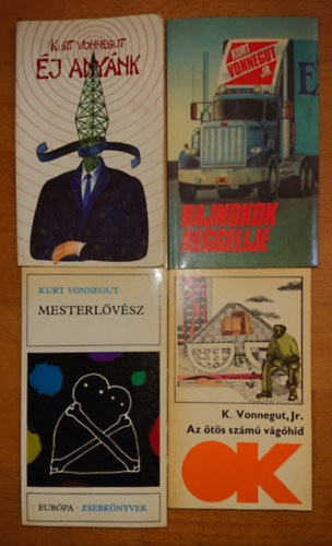 4 knyv Kurt Vonneguttl: Mesterlvsz, Az ts szm vghd, j anynk, Bajnokok reggelije