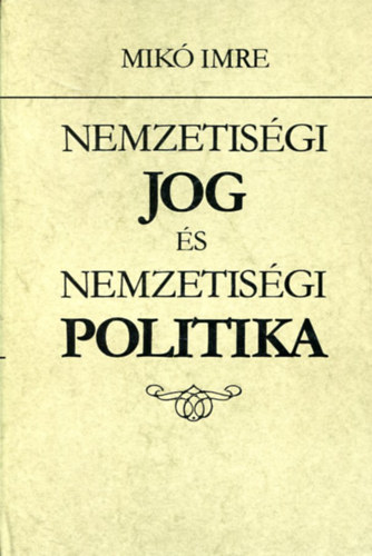 Nemzetisgi jog s nemzetisgi politika