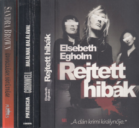 3 db. krimi (Rejtett hibk + Hallnak hallval + dvzlgy, sttsg!)