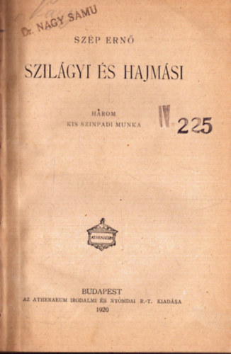 Szilgyi s Hajmsi