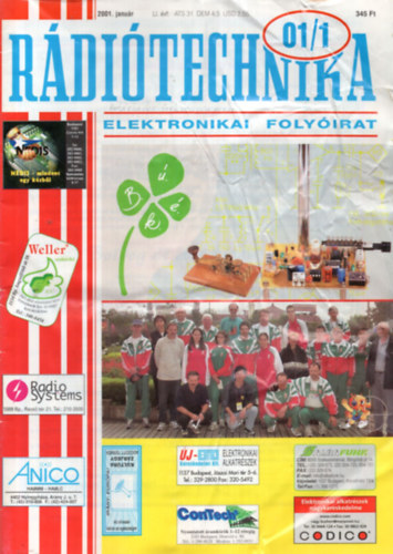 R�di�technika 2001. LI. �vfolyam (teljes, sz�monk�nt)