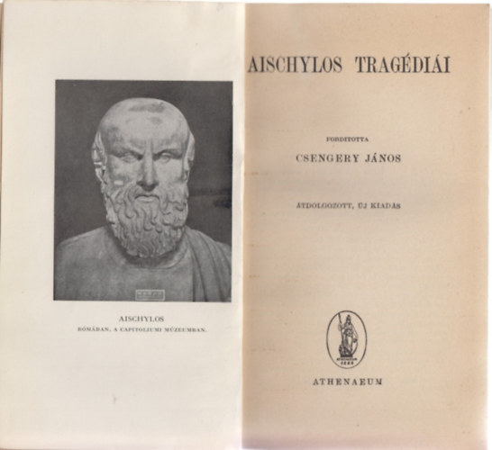 Aischylos tragdii (tdolgozott, j kiads)