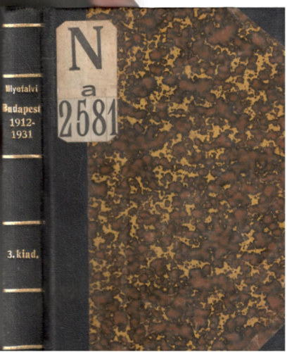 Dr. Illyefalvi I. Lajos - Budapest sz�kesf�v�ros napjainkban �s a Vil�gh�bor� el�tt 1912-1931