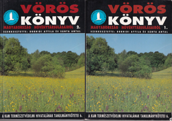 Borhidi Attila-Snta Antal - Vrs knyv Magyarorszg nvnytrsulsairl I-II.