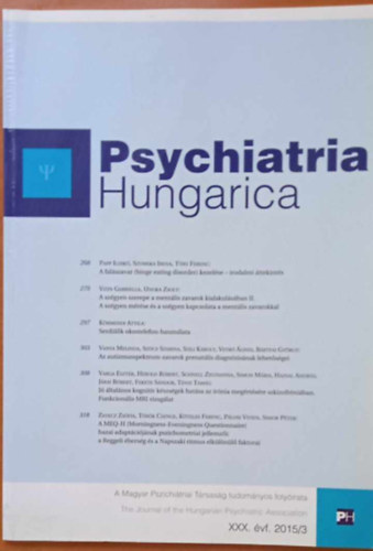 Psychiatria Hungarica XXX. vf. 2015/3