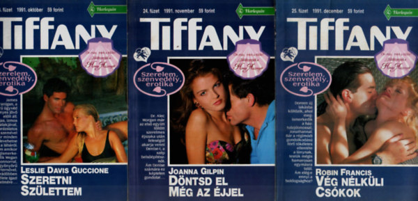 6 db Tiffany egytt: 20, 21, 22, 23, 24, 25, fzet.