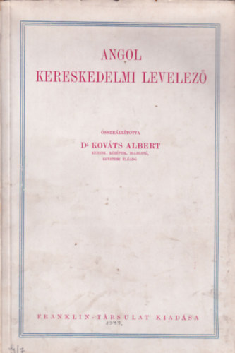 Angol kereskedelmi levelez