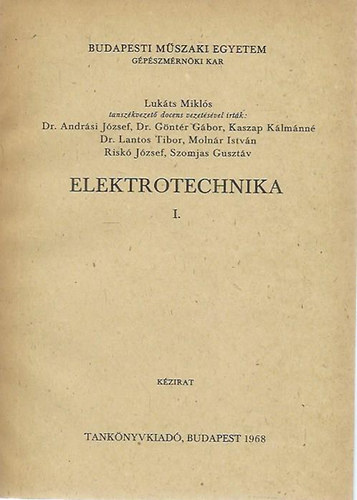 Elektrotechnika I-II.