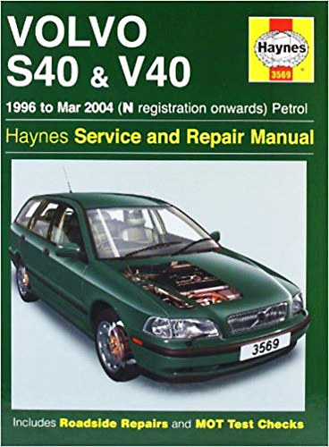 Volvo S40 and V40 1996 to Mar 2004 (N registration onwards) Petrol