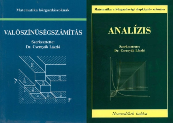 2 db matematika tanknyv: Valsznsgszmts + Analzis