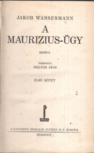 A Maurizius-gy I-II.