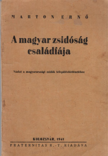 A magyar zsidsg csaldfja
