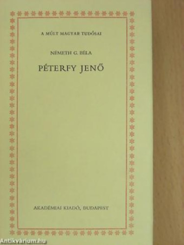 N�meth G. B�la - P�terfy Jen�