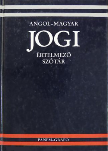 Angol-magyar jogi rtelmez sztr