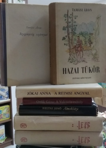 Heltai Jen�, Ottlik G�za, J�kai Anna, Tam�si �ron Kaffka Margit - 6 db-os K�NYVMENT� AJ�NLAT, magyar �r�k m�vei h�t k�tetben: L�zad� asszonyok I-II.+ �lmokh�za+ A Valencia-rejt�ly - Haj�napl� - P�ly�kon+ A reimsi angyal+ Hazai t�k�r+ Szeg�nys�g sz�rnyai