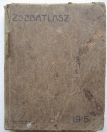 Zsebatlasz naptrral s statisztikai adatokkal az 1915. vre