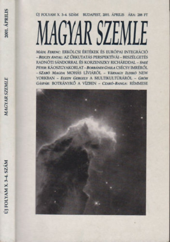 Kodolnyi Gyula  (szerk) - Magyar szemle 2001. prilis
