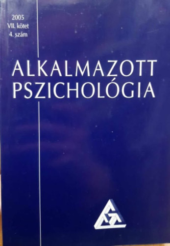 Alkalmazott pszicholgia 2005/VII. ktet 4. szm