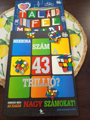 Lynn Huggins-Cooper - Túl a Rubik kockán könyvcsomag 2 darabos: Találd fel magad!, Mekkora szám a 43 trillió?