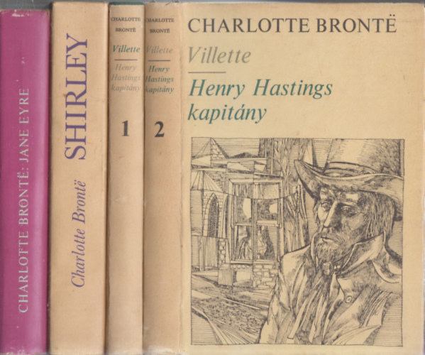 3 m 4 db ktetben: Villette - Henry Hastings kapitny 1-2. + Shirley + Jane Eyre