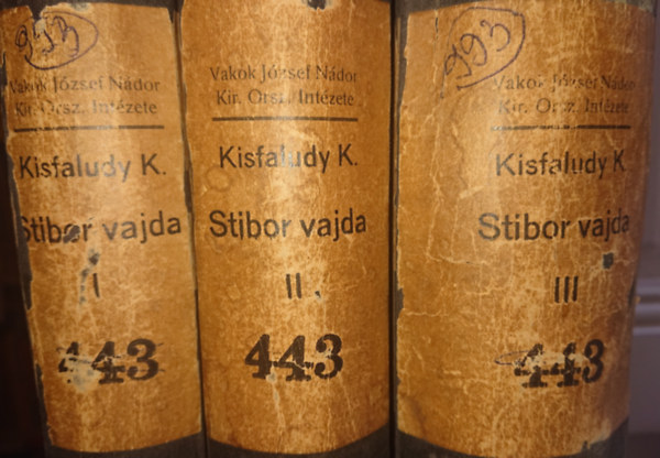 Stibor vajda - Hrom ktetben, Braille-rssal szedve