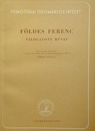 Fldes Ferenc vlogatott mvei