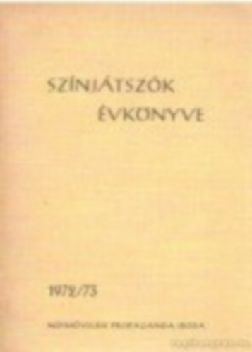 Sz�nj�tsz�k �vk�nyve 1972/73
