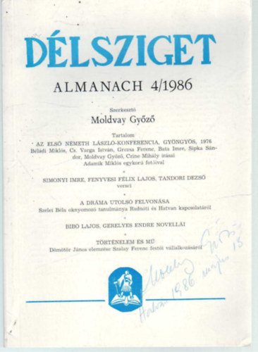 D�lsziget almanach 4/1986