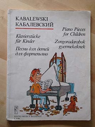 Zongoradarabok gyermekeknek