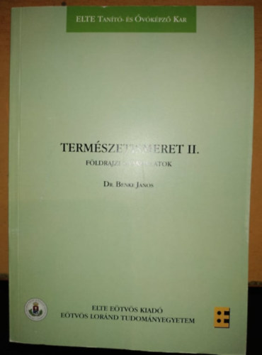 Termszetismeret II. - Fldrajzi gyakorlatok
