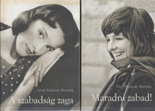 2 db. kort�rs magyar memo�r (A szabads�g zaga + Maradni zabad!)