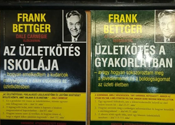 Az �zletk�t�s iskol�ja + �zletk�t�s a gyakorlatban (2 k�tet)