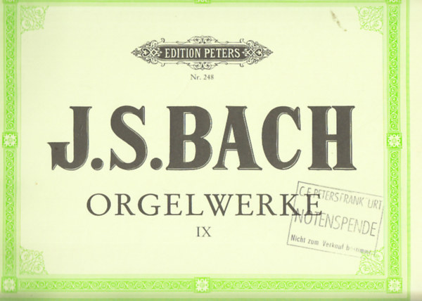 Orgelwerke IX.