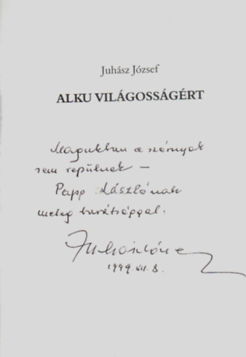 Alku vilgossgrt. -Dediklt.