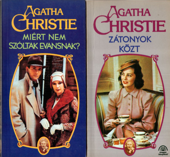 3 db Agatha Christie krimi ( egytt ) 1. Ztonyok kzt, 2. Mirt nem szltak Evansnak? 3. Tizenhrom rejtly