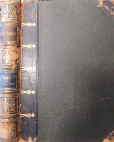 Festschrift für Adolf Bastian zu seinem 70. Geburtstage ( 26. Juni 1896 )