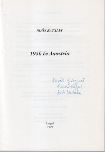 1956 s Ausztria - dediklt