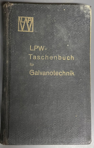 Taschenbuch f�r Galvanotechnik
