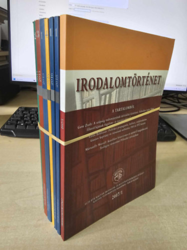 6db Irodalomtrtnet folyirat 2018/1 + 2016/1, 4 + 2013/1, 2, 3 + 2007/1 - A Harmonia caelestis az anekdotikus elbeszli hagyomny kontextusban+ A bnbakkpzs mechanizmusai: Grgei Artr stb
