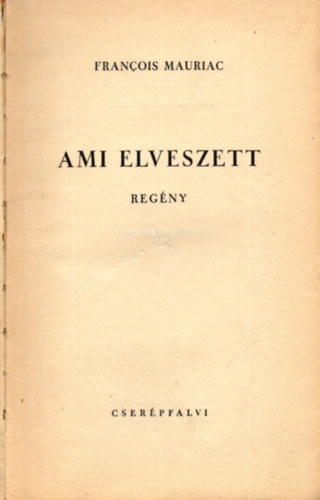 Ami elveszett