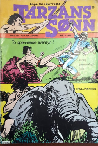 Tarzans Sonn 1986 Nr5 (svd nyelv Tarzan kpregny)