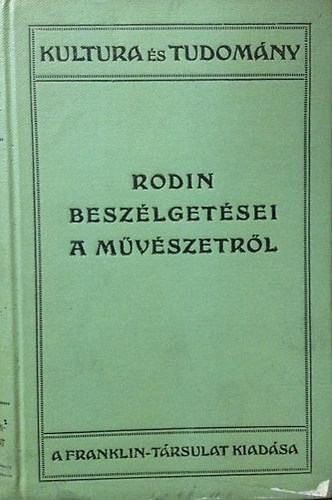 Rodin beszlgetsei a mvszetrl