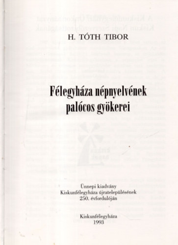 Flegyhza npnyelvnek palcos gykerei