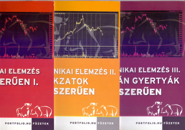 Technikai elemzs egyszeren I-III. (I. Technikai elemzs egyszeren + II. Alakzatok egyszeren + III. Japn gyertyk egyszeren) - Portfolio.hu fzetek