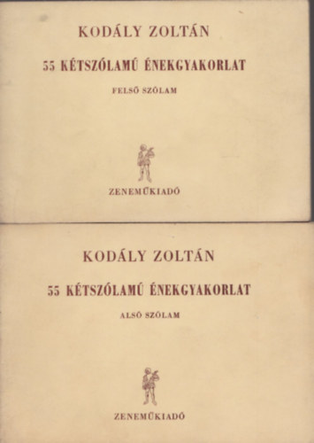 55 ktszlam nekgyakorlat I-II. (Als szlam + Fels szlam)