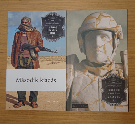 2 k�nyv J�szber�nyi S�ndort�l: Az �rd�g egy fekete kutya, Mindenki m�sk�pp gy�szol