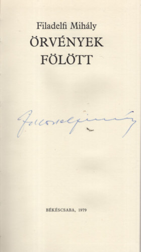 �rv�nyek f�l�tt verses k�tet - al��rt