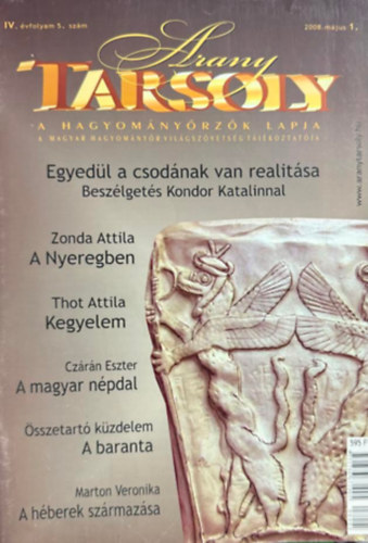 Arany tarsoly 2008. m�jus 1